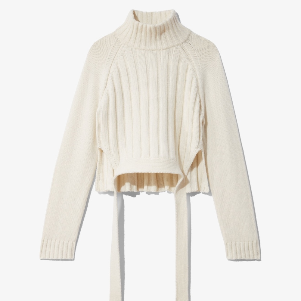 NEW Proenza Schouler Cropped Wool Cashmere Turtlen